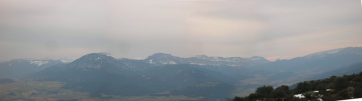 Pan desde la cima.
