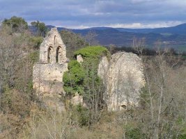 Iglesia avandonada de Orbañanos