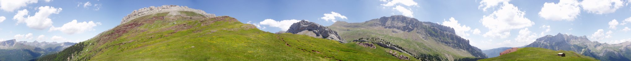 Hego-mendebaldetik 360ºtako ikuspegia