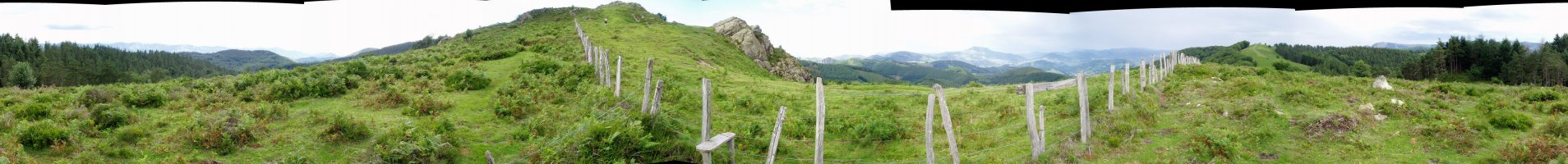 Gaztarrita II mairubaratzaren inguruan 360º-tako ikuspegia