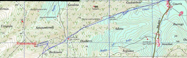 MAPA: Arranomendi Ziaurritz herritik