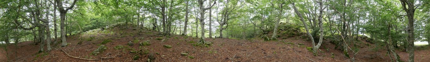 Tontorraren inguruak, 360ºko panoramika