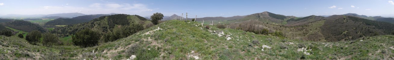 Txurri gaineko panoramika zabala
