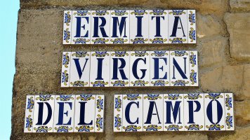 Virgen del Campo ermita, Esprontzeda