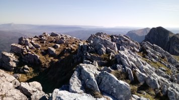 Illarrabeltxeko Gaina (1533m) gainaldea