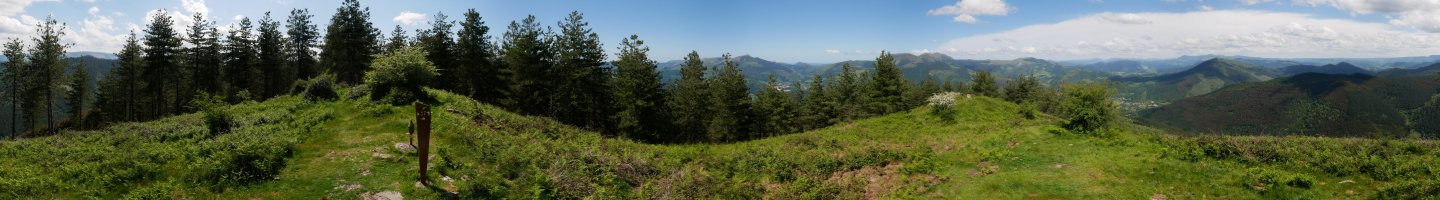 Tontorretik 360ºtako ikuspegia