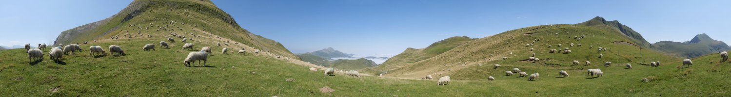 Uthurrurdinetako lepoko panoramika, Otsogorrigaina eta Sardekagaina artean
