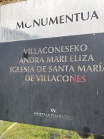 Villaconeseco Andra Mari Eliza. Añana