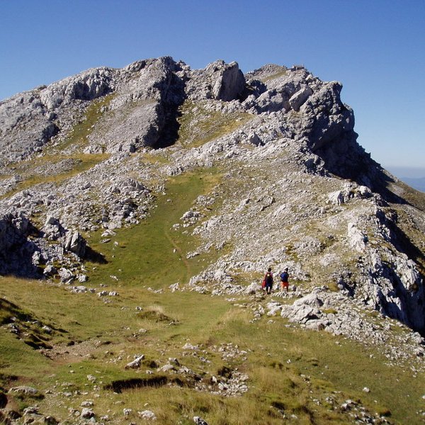 San Adriandik igotzen den bidetik ikusita, hegoaldetik