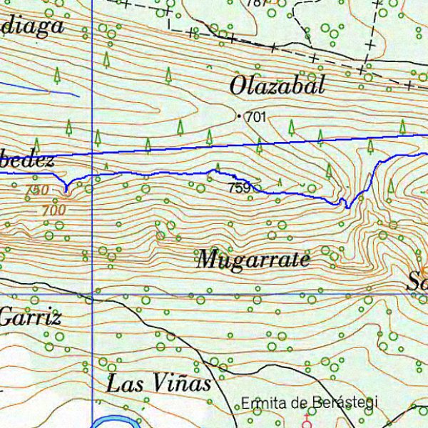 MAPA: Madalen eta Urbaran mendiak