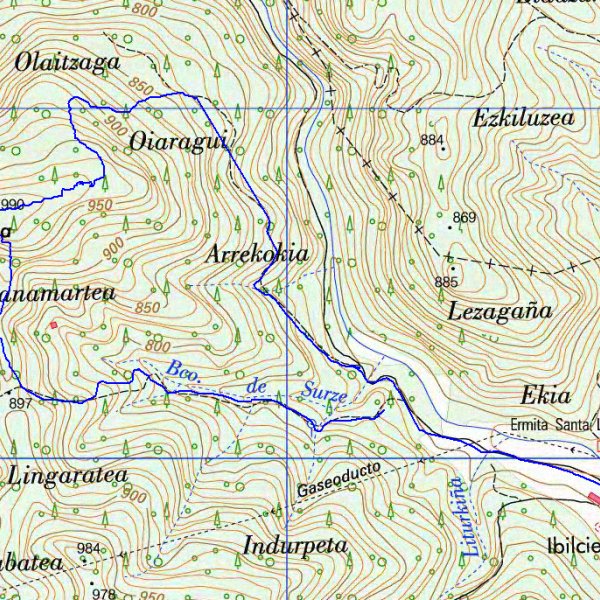 MAPA: Betatugaña Ibiltzietatik