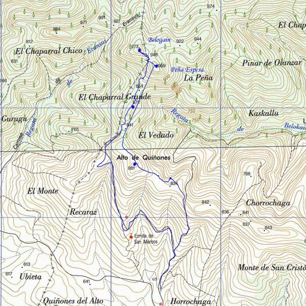 MAPA: Belogain eta Peña Espesa