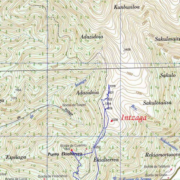 MAPA: Ekialterrea-Intzaga-Mintxaiturria