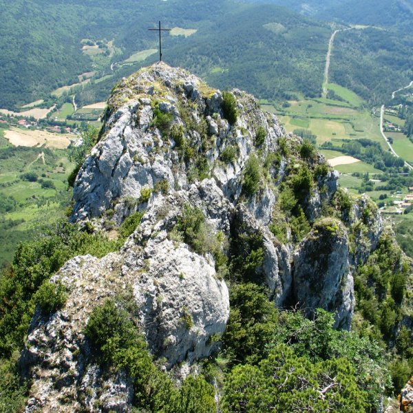 Gurutzedun haitza haitz nagusitik ikusita