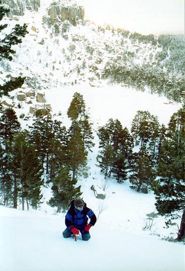 Laguna Negra igoerako korridoretik