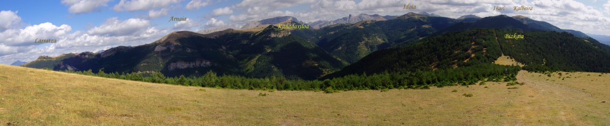 Puntabarrenako gailurretik