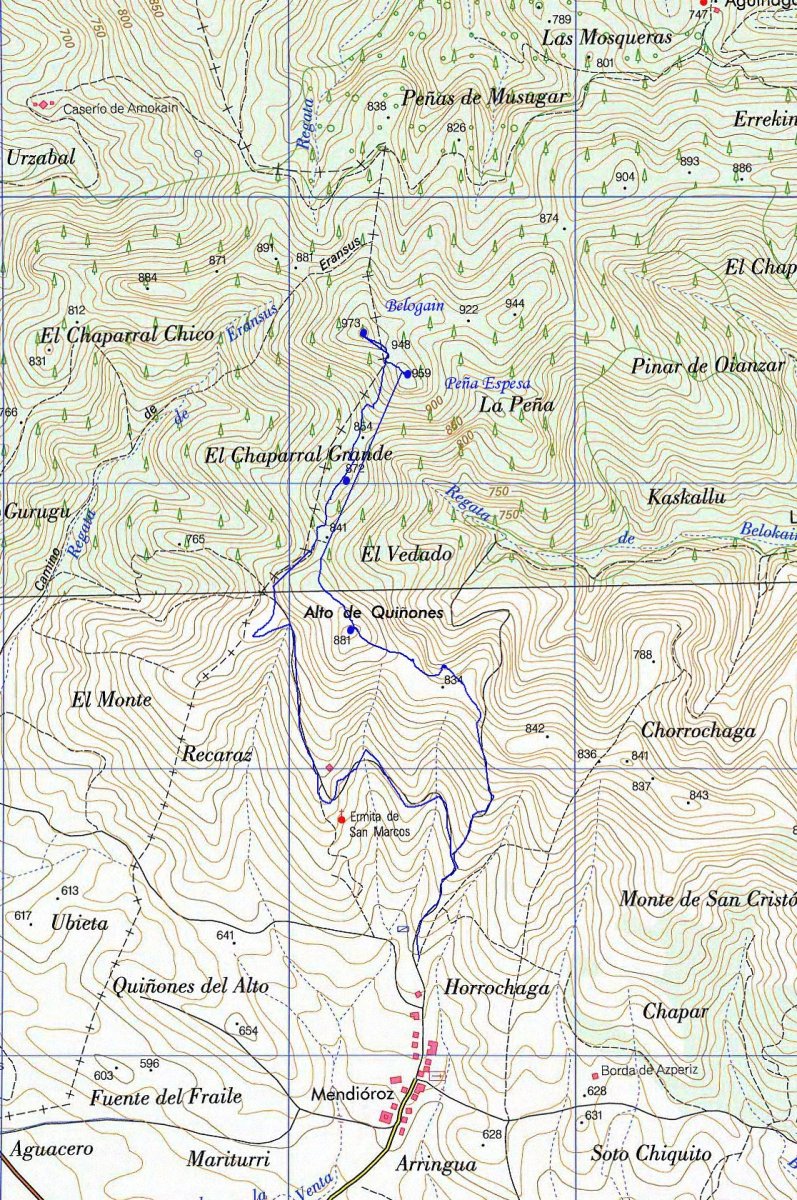 MAPA: Belogain eta Peña Espesa