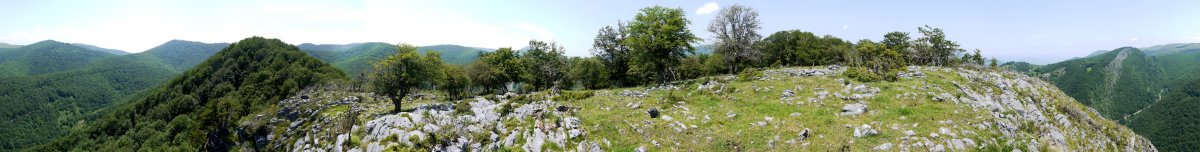 Artzeleta gaineko 360ºko panoramika