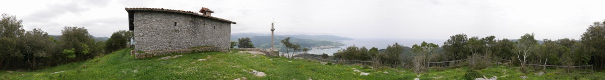 Atxarreko tontorrean 360ºtako ikuspegia