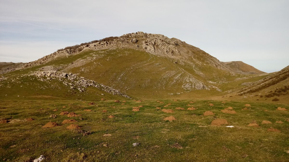 Putreaitzeko Punta eta Pardarri Olamuñotik ikusita
