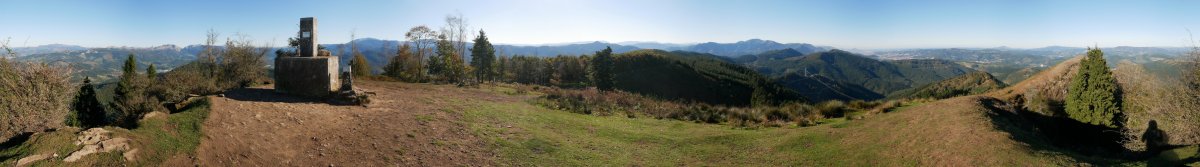 Mandoiako tontorretik 360ºtako ikuspegia