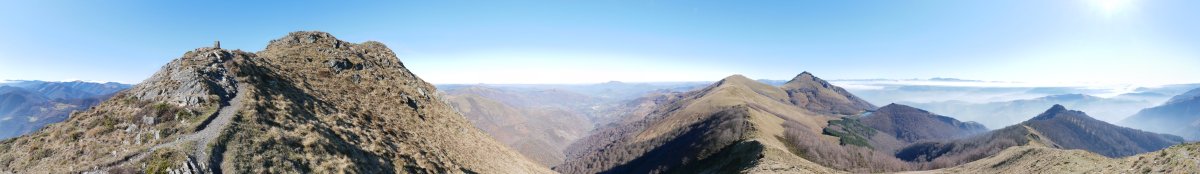 Ekaitza: panoramika zabala Ekialdeko bizkarretik