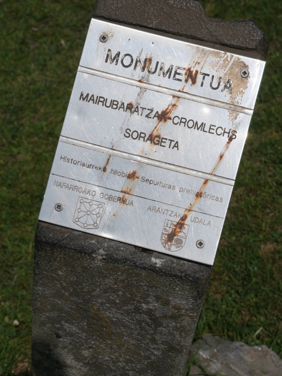 Sorageta, seinalea