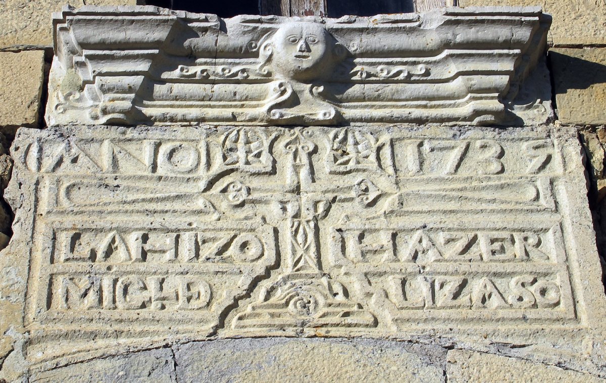 Barabarnea etxeko epigrafia, Oskotz-Imotz