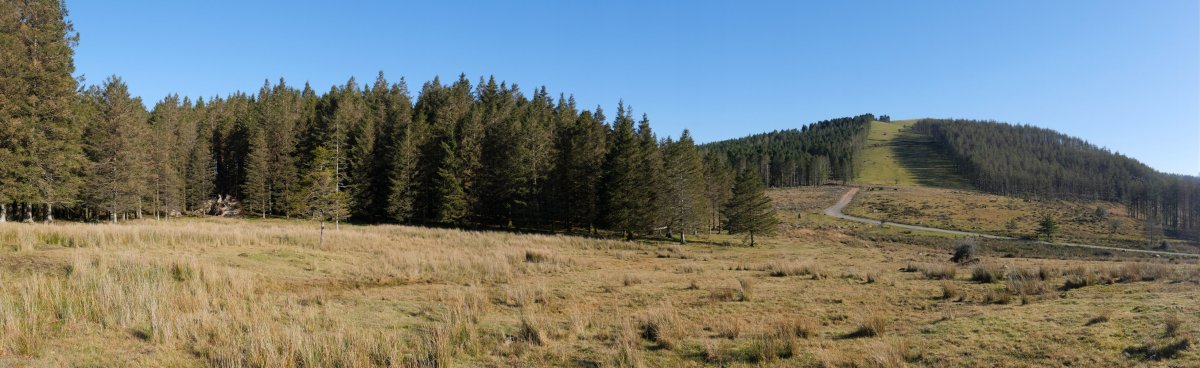 Usabelartzako panoramika zabala neguaren hasieran