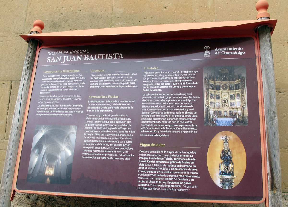 San Juan Bataiatzailea eliza, Cintruenigo